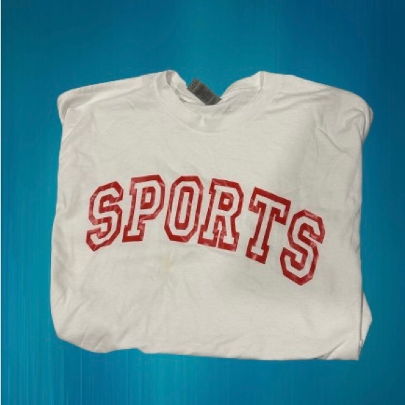 Sports White Tshrit - Picture 1 of 3
